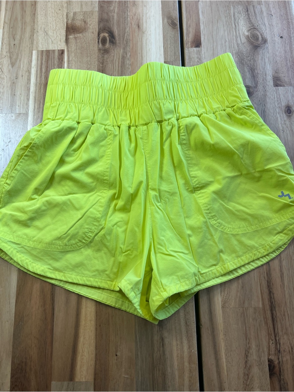 JoyLab Neon Yellow Running Shorts XS Athletic Lined Activewear
